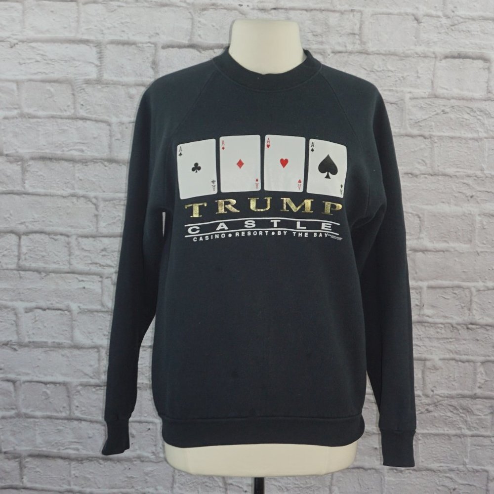 Vintage 90s Trump Casino Pullover Sweatshirt Large